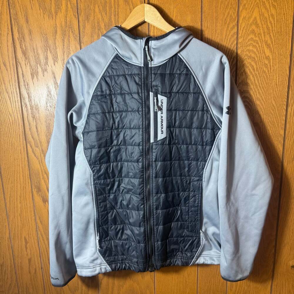 Under Armour ColdGear Infrared Storm Hybrid Hooded Jacket Size Medium